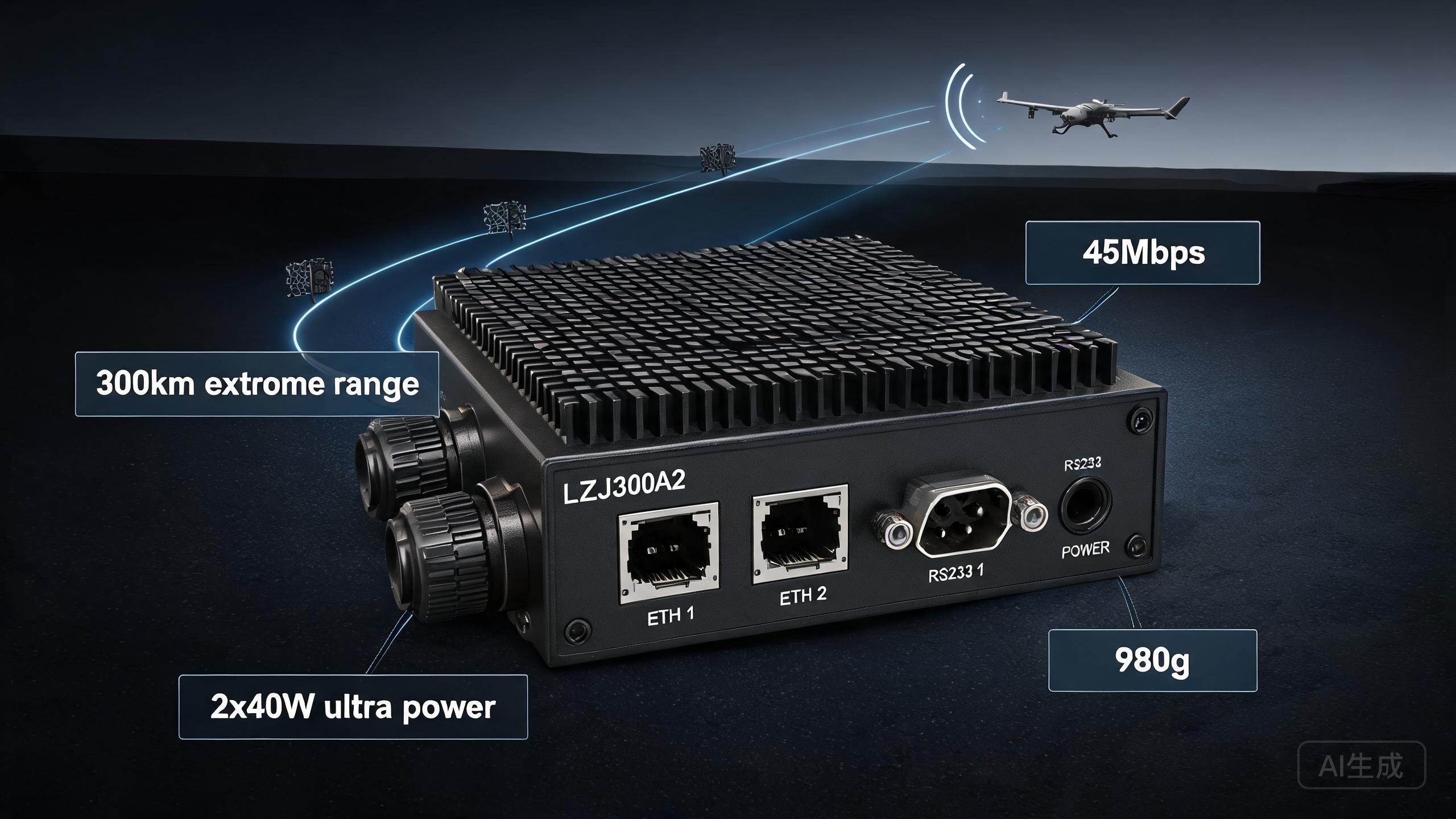 Mesh 图传数传一体机 LZJ300A2